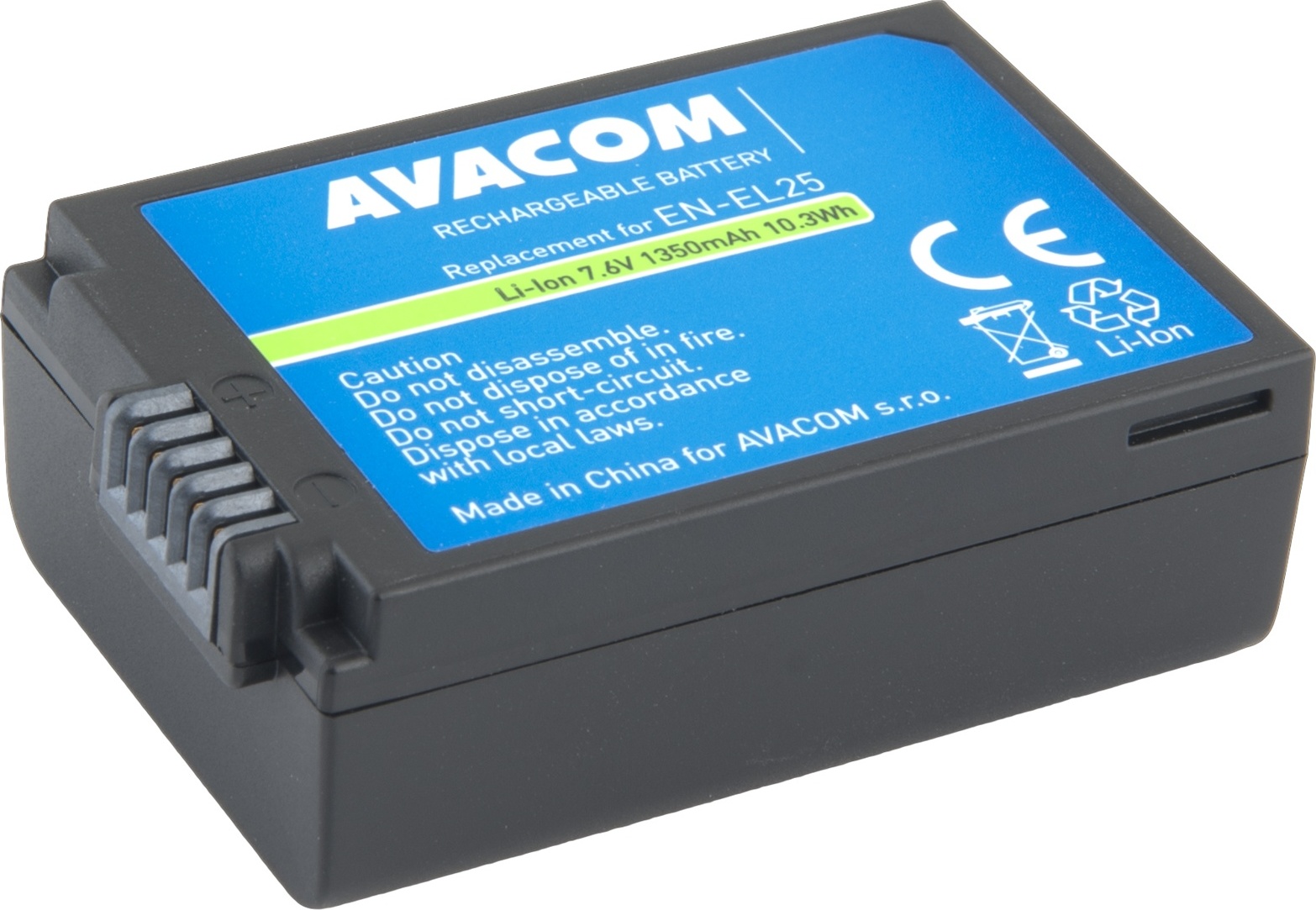 Baterie AVACOM Nikon EN-EL25 Li-Ion 7.6V 1350mAh 10.3Wh