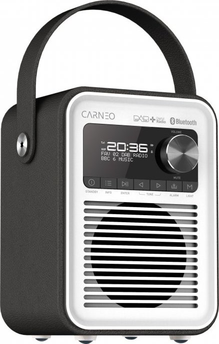 CARNEO D600 Rádio DAB+, FM, BT, black/white