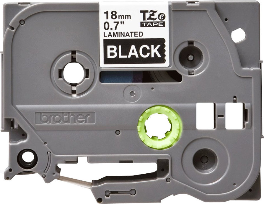BROTHER TZE345 - kazeta TZ šířky 18mm, laminovaná TZE-345, černá/bílé písmo