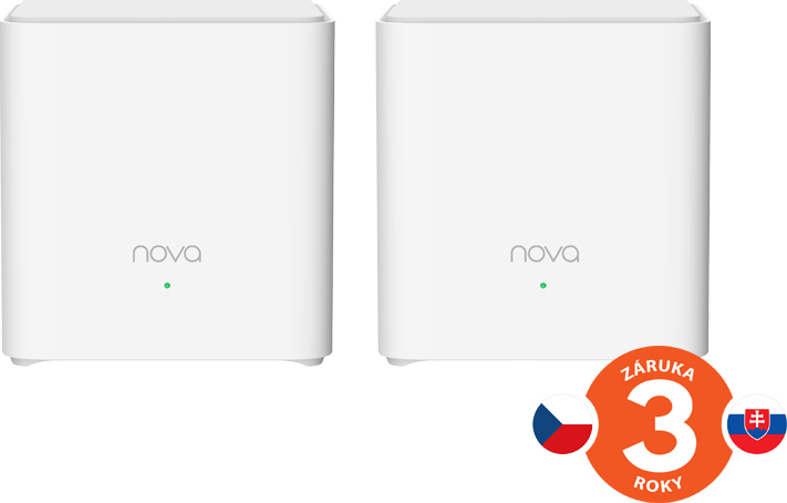 Tenda EX3 (2-pack) Nova AX1500 Mesh WiFi 6  Router 1501 Mb/s