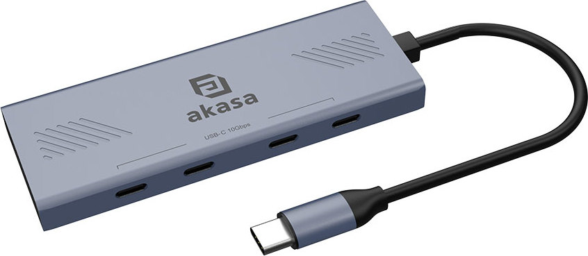 AKASA Hub USB-C na 4x USB-C, 10Gbps