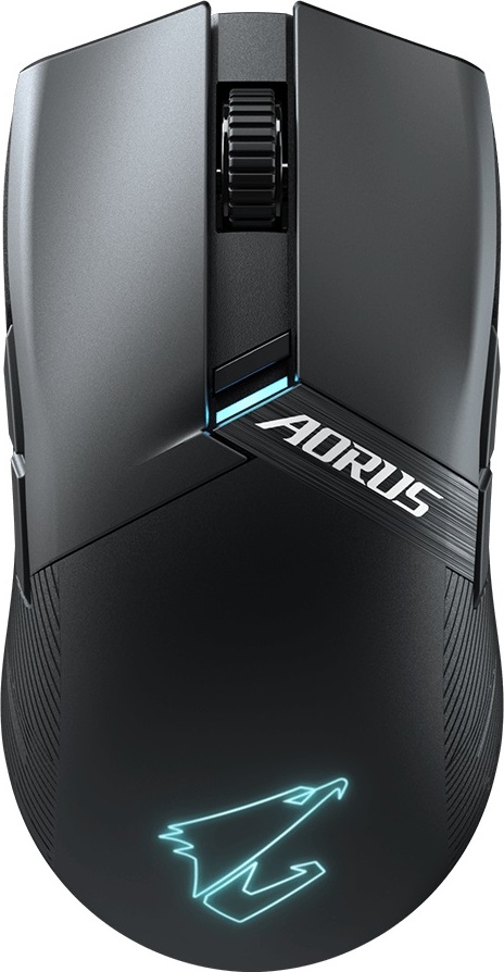 GIGABYTE Herní myš Aorus M6, Bezdrátová 2.4GHz, USB-C, černá