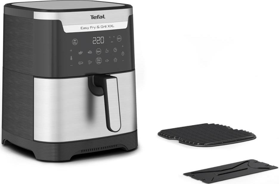 Tefal Easy Fry & Gril XXL EY801D15 horkovzdušná fritéza a gril 2 v 1, 1830 W, 6,5 l, technologie Extra Crisp, černá