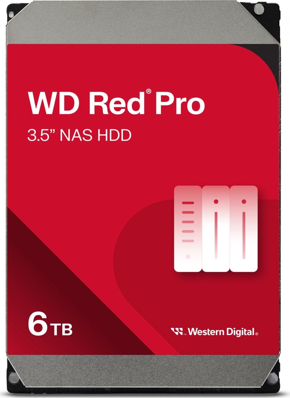 WD RED Pro 6TB / WD6005FFBX / SATA 6Gb/s / Interní 3,5"/ 7200 rpm / 256MB