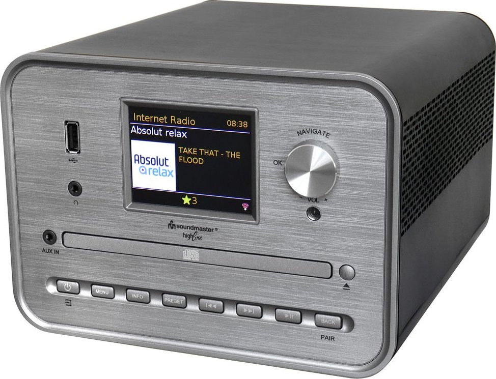 Soundmaster High line ICD1050SW/ USB/ FM-RDS/ CD/ BT/ DAB+/ WiFi/ 2x 7W