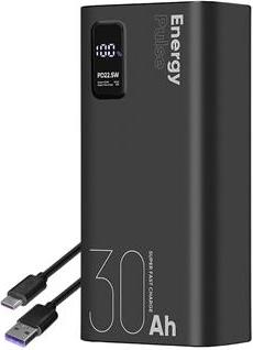 OBAL:ME EnergyPulse Powerbanka 30000mAh 22.5W Black