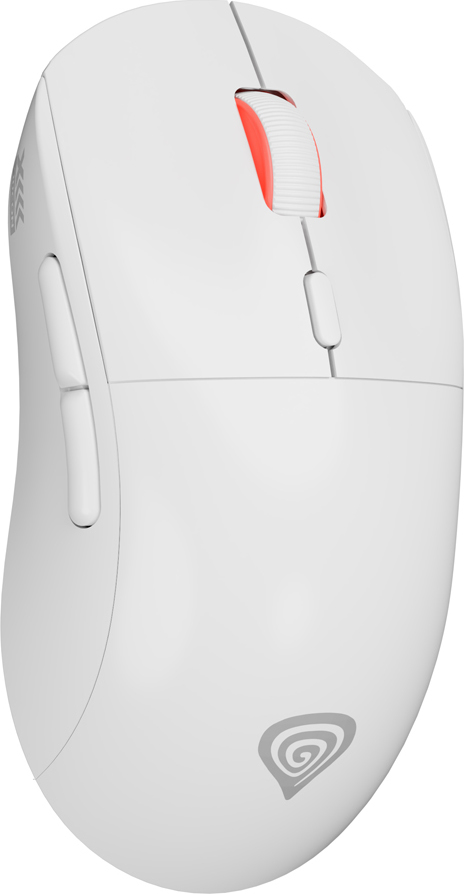 Genesis herní bezdrátová myš ZIRCON XIII/Herní/Optická/26 000 DPI/Bezdrátové USB/Bílá