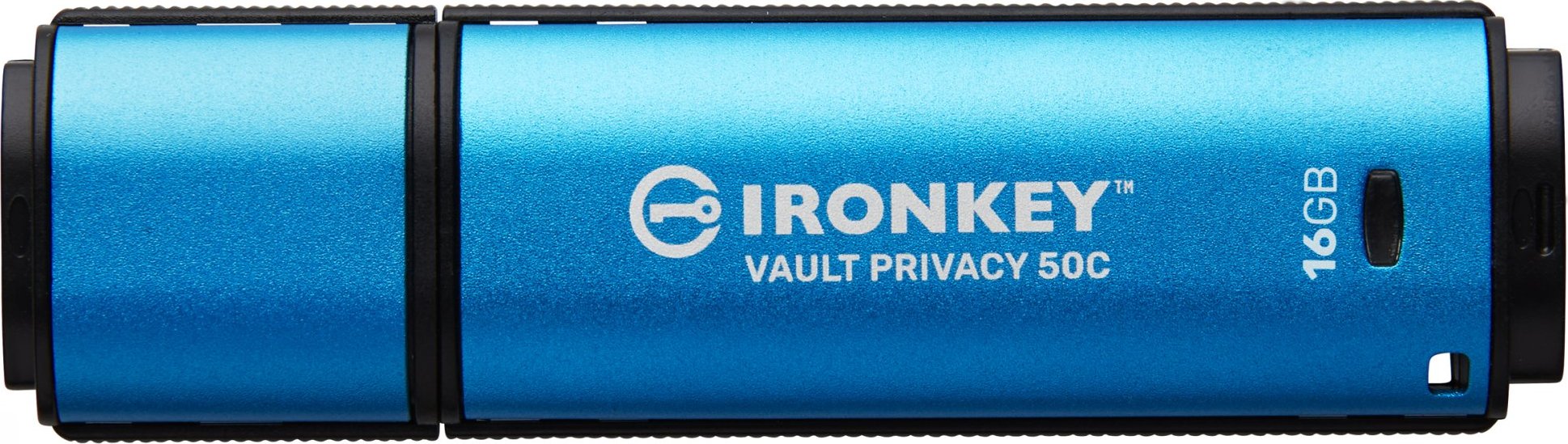 Kingston Ironkey Vault Privacy 50C/16GB/USB 3.2/USB-C/Modrá