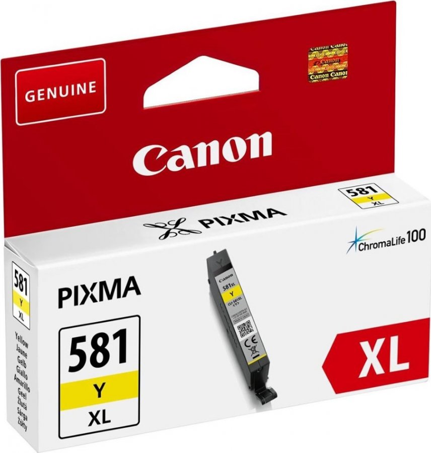 Canon CARTRIDGE PGI-580XL žlutá pro PIXMA TS615x, TS625x, TS635x, TR7550, TS815x (518 str.)