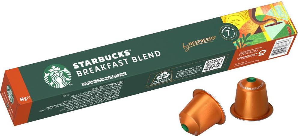 NESPRESSO BREAKFAST BLEND 10KS STARBUCKS