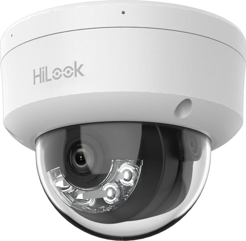 HiLook Powered by HIKVISION/ IPC-D180HA-LU/ Dome/ 8Mpix/ 2.8mm/ Smart Hybrid Light/ MD2.0/ IP67+K08/ IR 30m