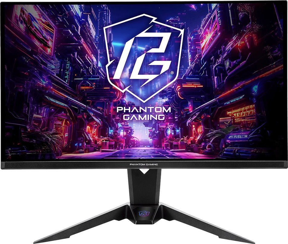 ASROCK LCD - 27" Gaming monitor PGO27QFV, OLED, 2560 x 1440 QHD, 360Hz, 1.5M:1, 250cd/m2, 0.03ms, 2xHDMI, 1xDP