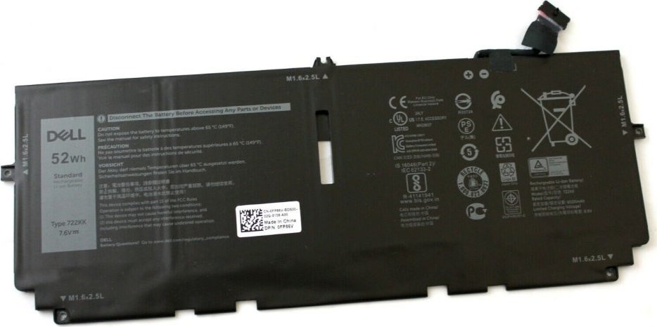 DELL baterie/ 4-článková/ 52 Wh/ pro XPS 9300,9310