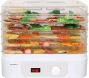 Orava SU-102 sušička ovoce a zeleniny, 230 W, 5 roštů, 55 dB, regulace teploty, bílá