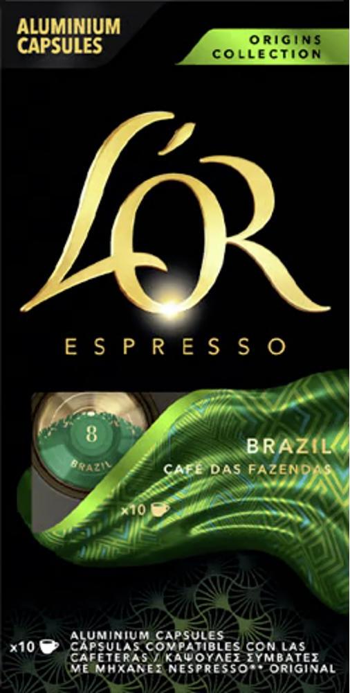 ESPRESSO BRAZIL 10KS KAPS.NESPRESSO L'OR
