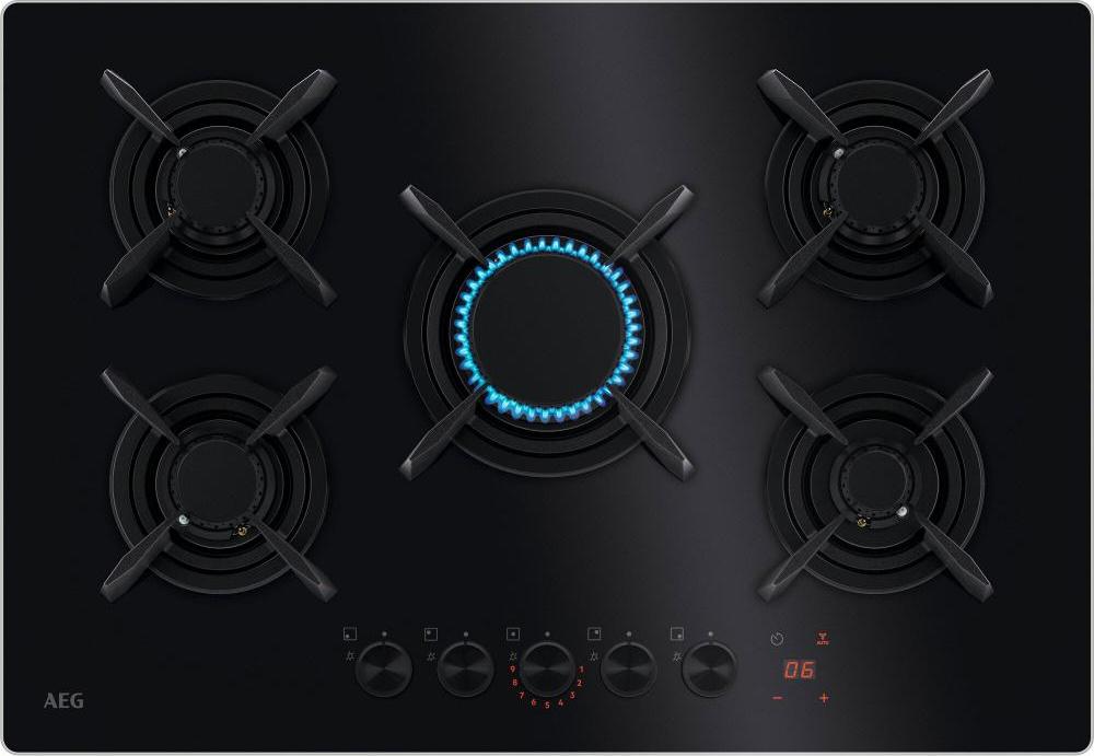 HKB75453NB Varná doska plynová AEG