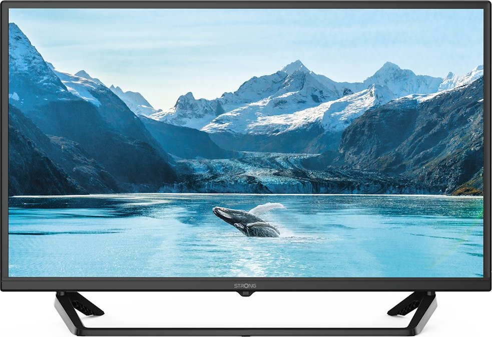 STRONG LED TV 32"/ SRT32HF2003C/ HD Ready/ 1366x768/ DVB-T2/C/S2/ H.265/HEVC/ 2x HDMI/ USB/ černá/ E