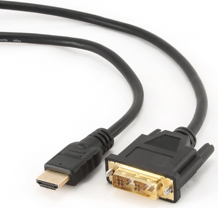 GEMBIRD Kabel HDMI-DVI 0,5m, 1.3, M/M stíněný, zlacené kontakty