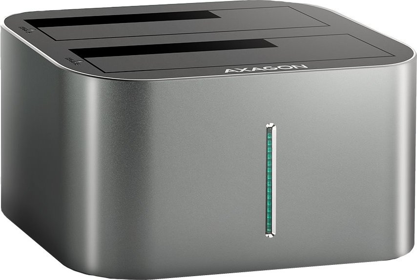 AXAGON ADSA-DC, USB-C 5Gbps - 2x SATA 6G 2.5"/3.5" SSD/HDD CLONE DUAL dokovací stanice