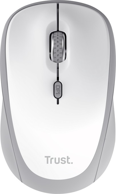 TRUST Myš YVI+, Bezdrátová, Eco, bílá - bluetooth + wifi
