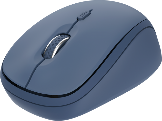 TRUST Myš YVI+, Bezdrátová, Eco, modrá - bluetooth + wifi