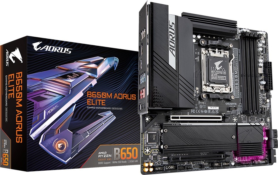 GIGABYTE B650M AORUS ELITE/AM5/mATX
