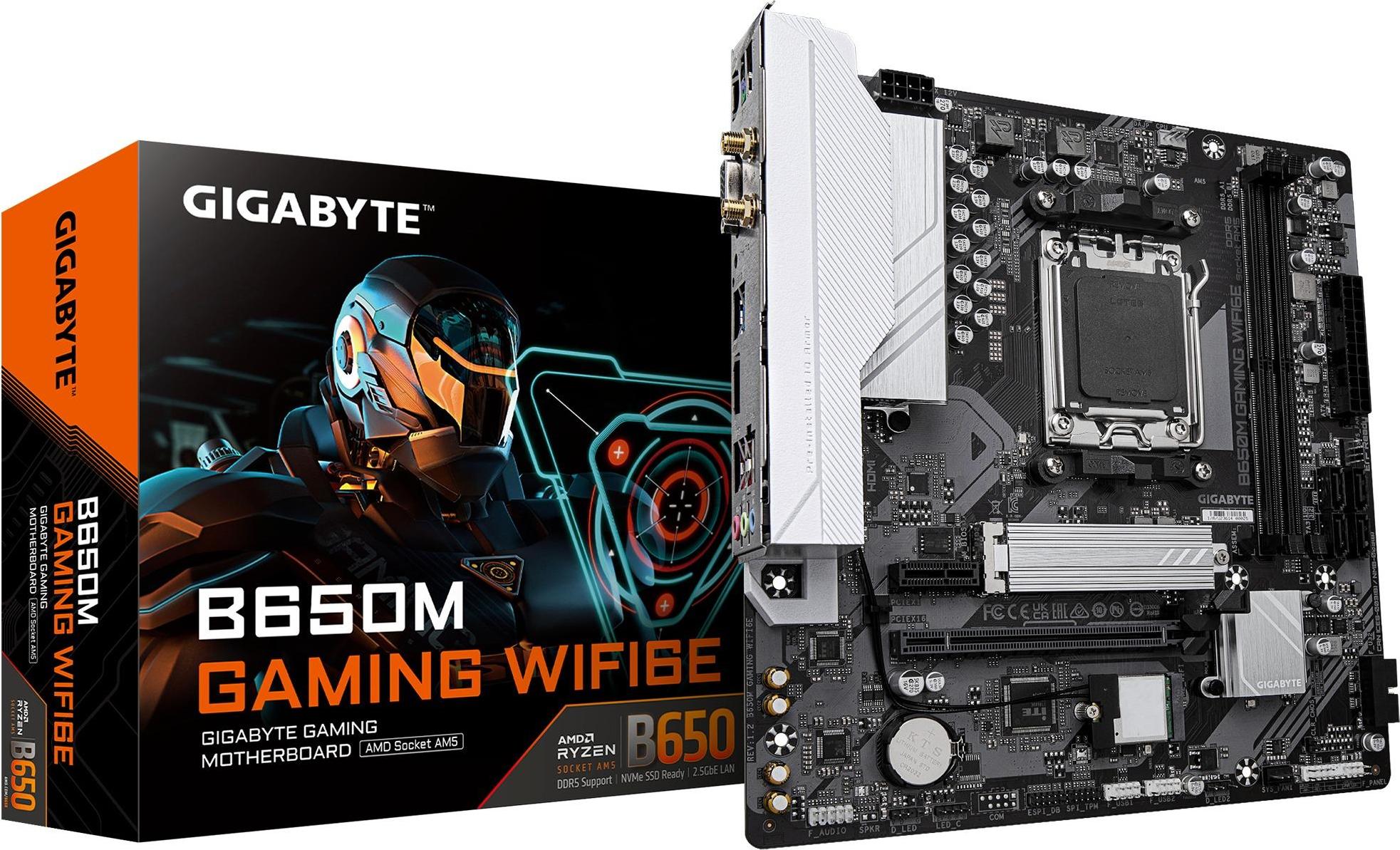 GIGABYTE B650M GAMING WIFI6E/AM5/mATX
