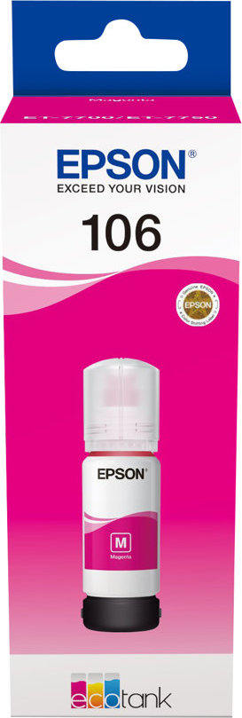 EPSON ink bar 106 EcoTank Magenta ink bottle