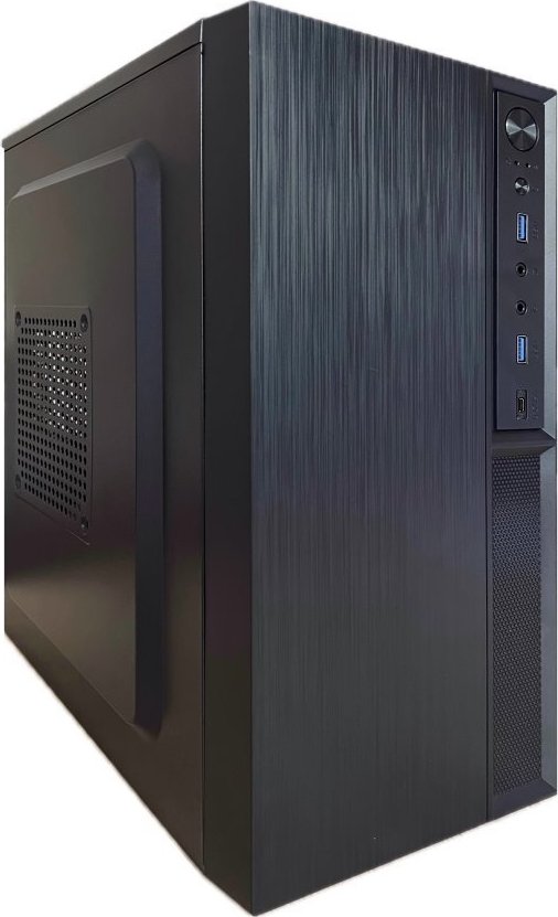 EUROCASE MC MF-320B, Micro Tower, 1xUSB-C, 2xUSB 3.0, 2x audio, bez zdroje