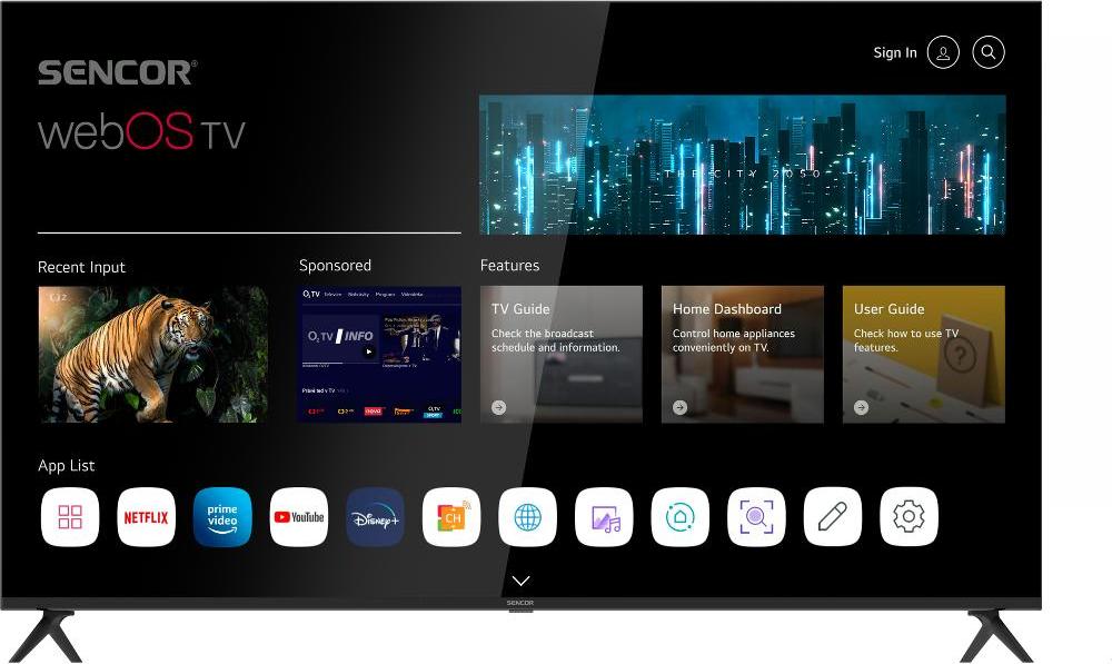 SLE 65US802TCSB UHD SMART TV SENCOR