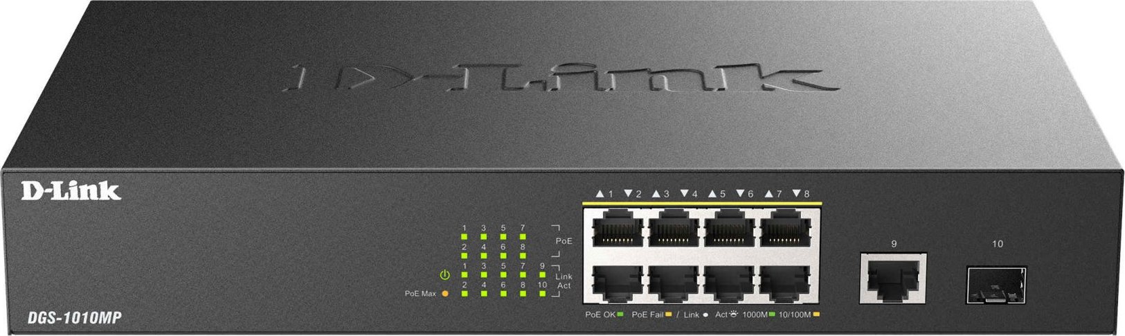D-Link DGS-1010MP/E 10-Port Gigabit PoE Switch