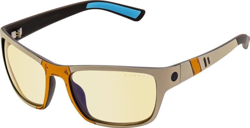 GUNNAR kancelářske/herní brýle BORDERLANDS 4 RIPPER  BANDIT SMOKE  jantarová  skla BLF 65 GUNNAR focus