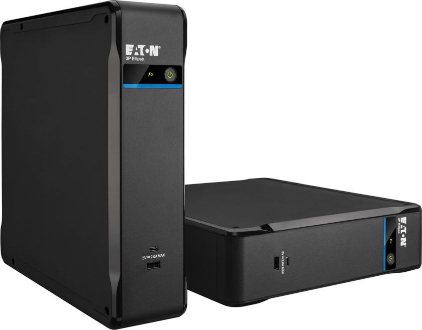 Eaton 3P Ellipse UPS DIN USB, 1700 VA, 1040 W, Vstup: C14, Výstupy: (3) Typ E, (1) Pouze přepěťová ochrana Typ E, Tower