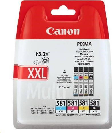 Canon CLI-581XXL BK/C/M/Y MULTI SEC