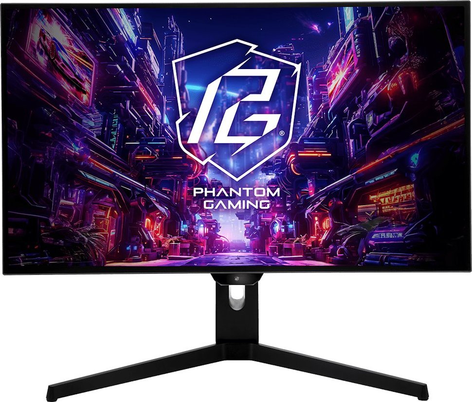 ASROCK LCD - 27" Gaming monitor PGO27QFS, OLED, 2560 x 1440 QHD, 240Hz, 1.5M:1, 275cd/m2, 0.03ms, 2xHDMI, 2xDP