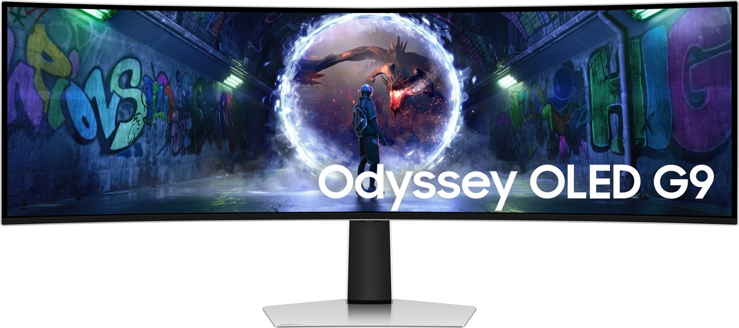 SAMSUNG MT LED LCD 49" Samsung Odyssey OLED G9 (G93SD) - 5120x1440, QD-OLED, Prohnutý 1800R, 240Hz