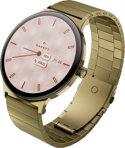 Garett Smartwatch Verona 2 zlatá SOLID steel