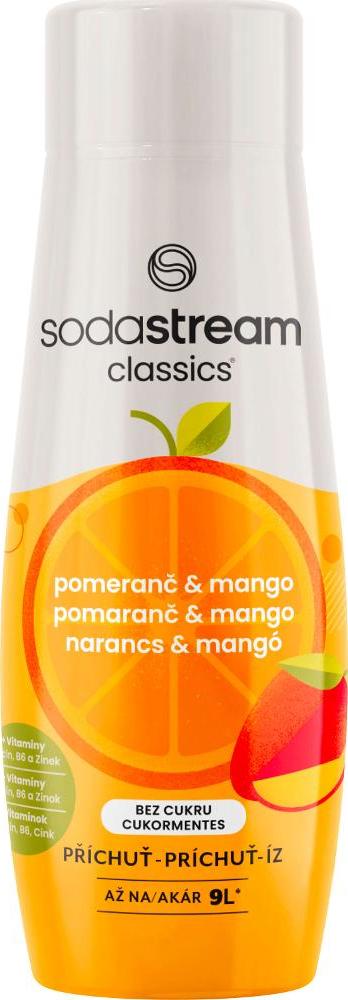 Sirup Pomaranč Mango Zero 440 ml SODA