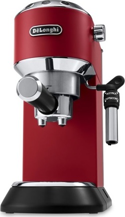 Delonghi Dedica pákový kávovar, červená