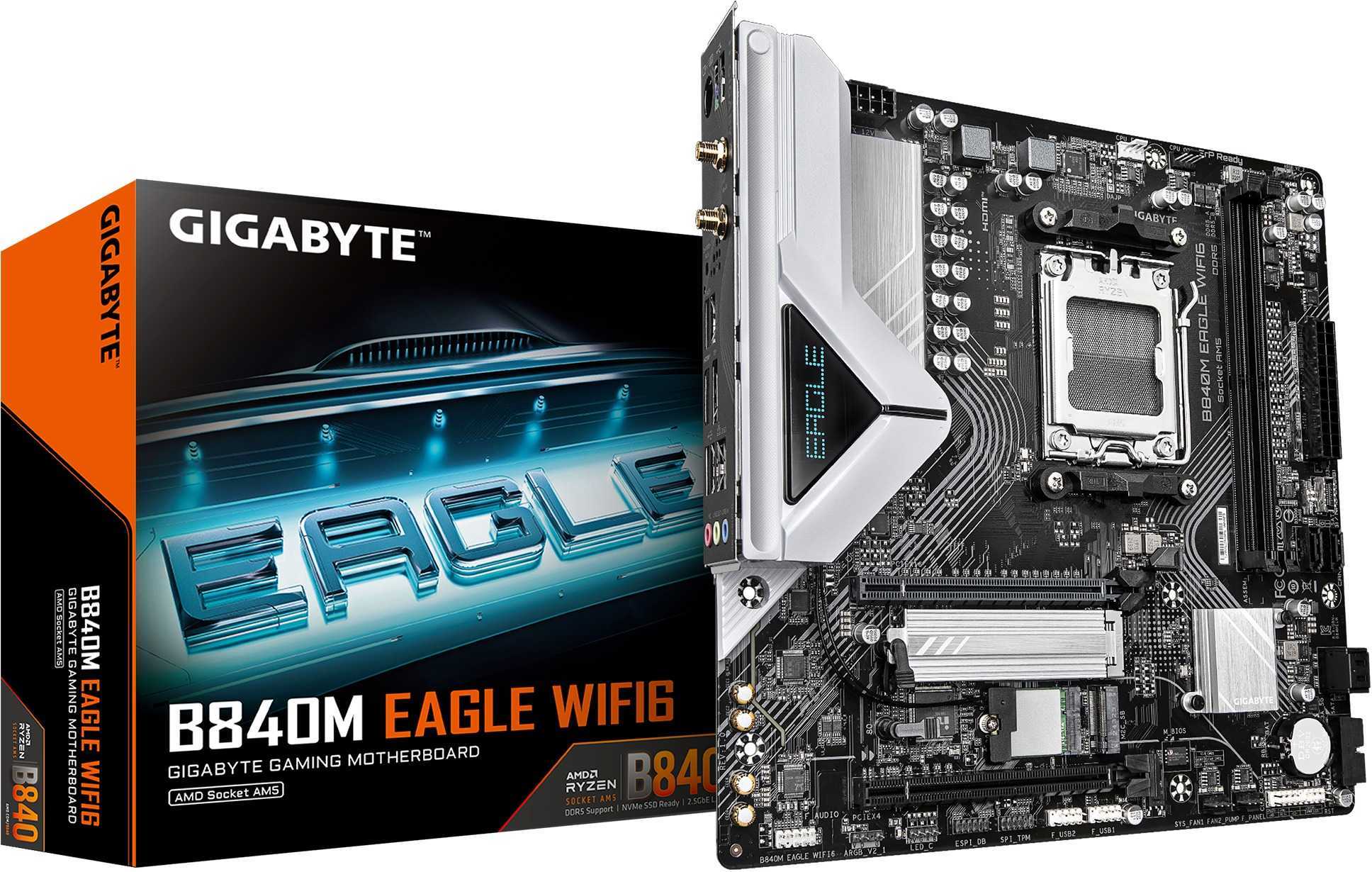 GIGABYTE B840M EAGLE WIFI6/AM5/mATX