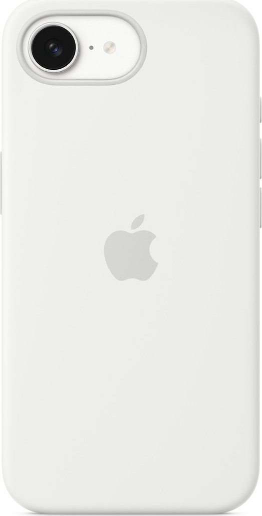 iPhone 16e Silicone Case – White