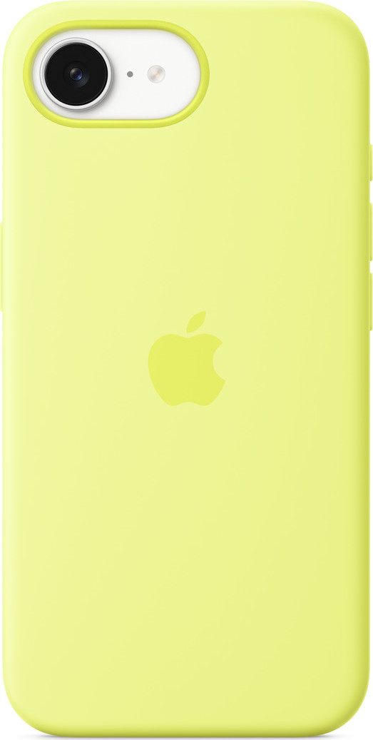 iPhone 16e Silicone Case – Neon Yellow