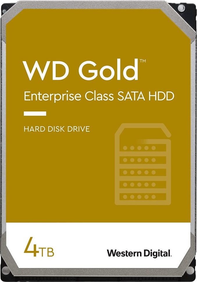 WD GOLD 4TB / WD4004FRYZ / SATA 6Gb/s / Interní / 3,5" / 7200rpm / 256MB