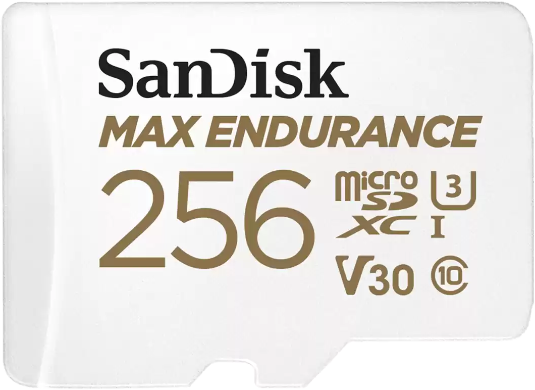 SanDisk MAX ENDURANCE microSDHC 256GB + adaptér