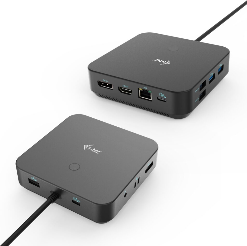i-tec USB-C HDMI + Dual DP Docking Station + Power Delivery 100 W
