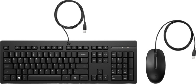 HP 225 Wired Mouse and Keyboard Combo G2- Česká-Slovenská