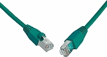 SOLARIX patch kabel CAT5E SFTP PVC 2m zelený snag-proof