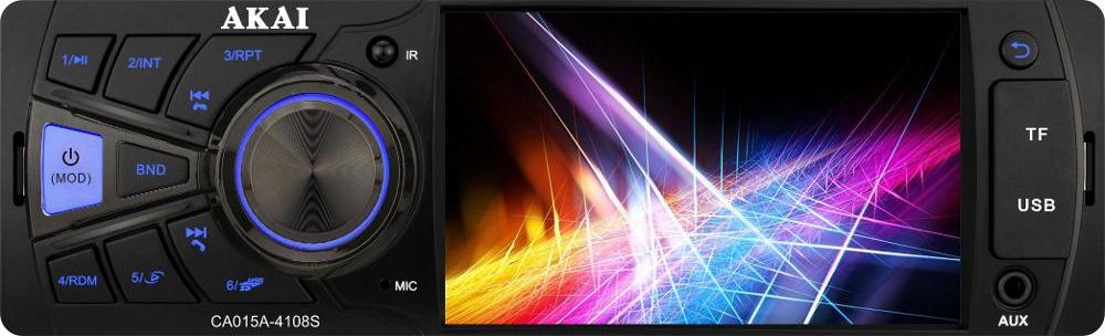 AKAI CA015A-4108S Autorádio s BT