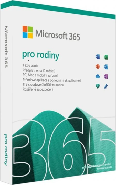 Microsoft 365 Family FY25H2 Mac/Win, 1 Rok, HU
