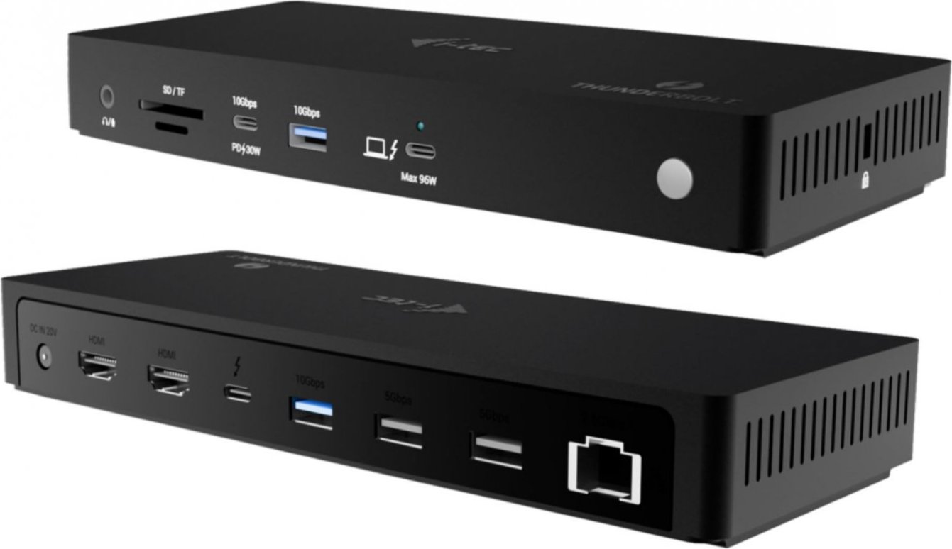 i-tec Thunderbolt4 3x Display Docking Station, Power Delivery 96W